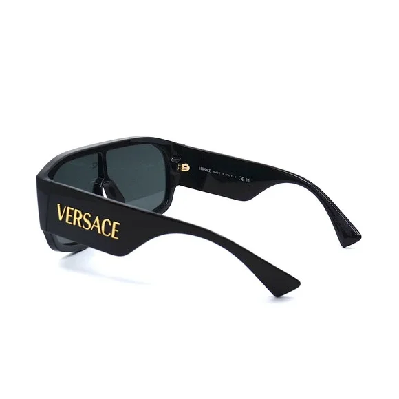 VERSACE VE4439 GB1/87 BLACK GREY SUNGLASSES - Picture 5 of 11